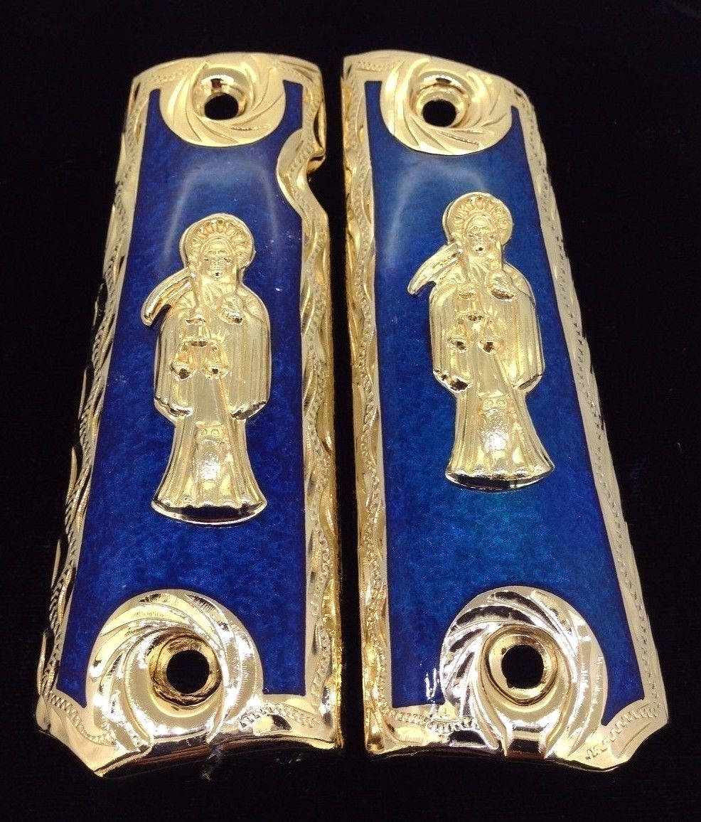 1911 Gun Grips Grim Reaper Santa Muerte Springfield Colt S 1911-gun-grips-grim-reaper-santa-muerte-springfield-colt-s