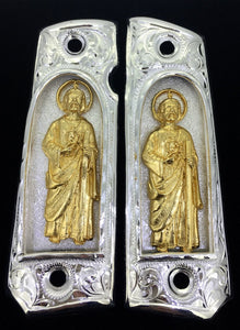 Custom St Jude San Judas gun grips