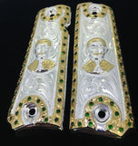 Custom personalized Malverde gun grips