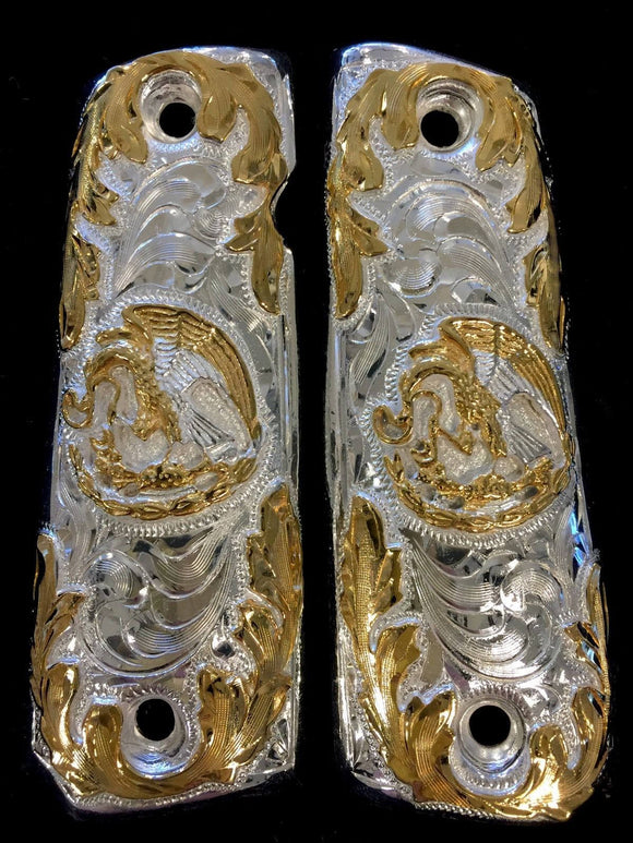 1911 Mexico eagle gun grips Escudo Mexicano