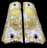 1911 • Gun Grips • Half Skull •  Springfield • Colt •  Super • Rock Island • Cachas • Calavera