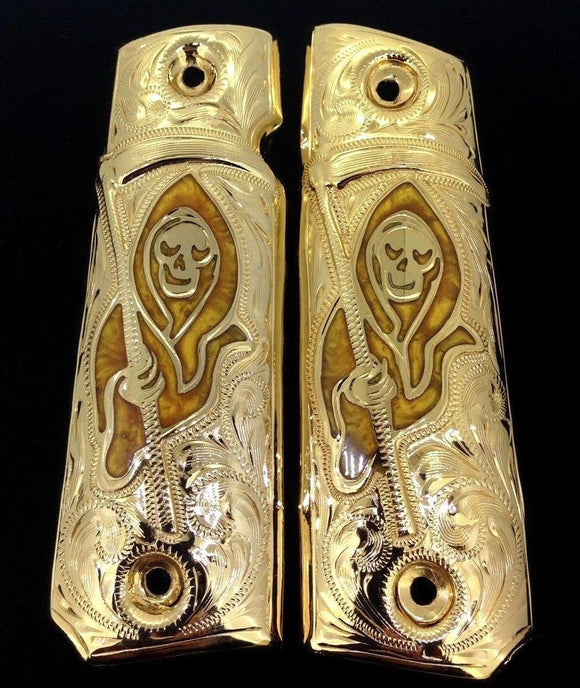 1911 • Gun Grips • Santa Muerte • Anarchy • Grim Reaper •  Springfield •  Colt •  Super • Rock Island •  Cachas