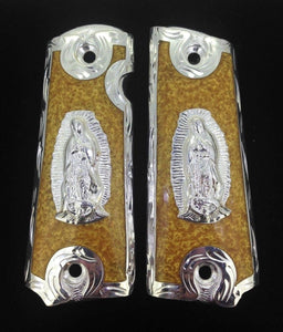 1911 • Gun Grips • Virgin Guadalupe • Virgen Guadalupe • Colt • Cachas • Springfield  • Kimber • Rock Island