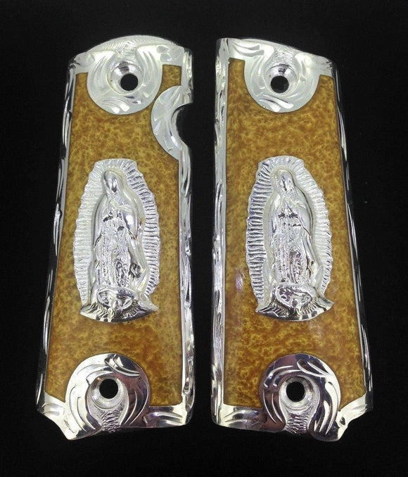 1911 • Gun Grips • Virgin Guadalupe • Virgen Guadalupe • Colt • Cachas • Springfield  • Kimber • Rock Island