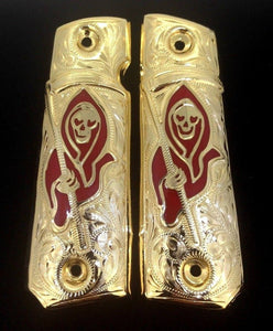 1911 • Gun Grips • Santa Muerte • Anarchy • Grim Reaper •  Springfield • Colt •  Super • Rock Island • Cachas