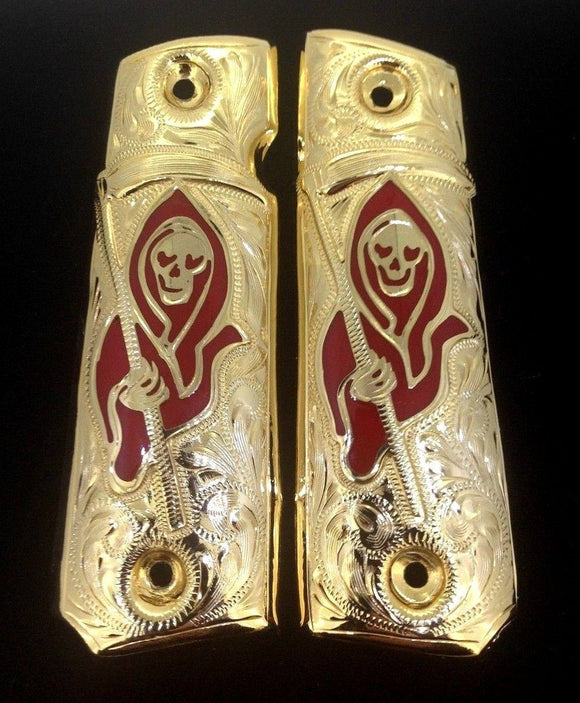 1911 • Gun Grips • Santa Muerte • Anarchy • Grim Reaper •  Springfield • Colt •  Super • Rock Island • Cachas