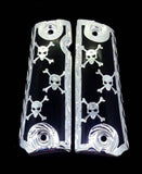 1911 • Gun Grips • Skull • Bone • Poison • Toxic • hazard • Danger • Springfield • Colt • Super • Rock Island • Cachas