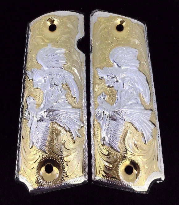 1911 • Gun Grips • Rooster •  Springfield • Colt •  Super • Rock Island • Cachas • Gallo
