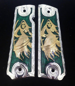 1911 • Gun Grips • Santa Muerte • Grim Reaper •  Springfield • Colt •  Super • Rock Island • Cachas •  Phantom