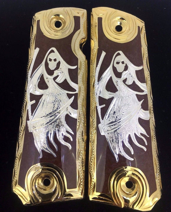 1911 • Gun Grips • Santa Muerte • Grim Reaper •  Springfield • Colt •  Super • Rock Island • Cachas •  Phantom