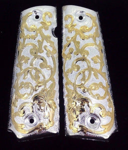 1911 • Gun Grips • Engraved • Springfield • Colt •  Super • Rock Island • Cachas