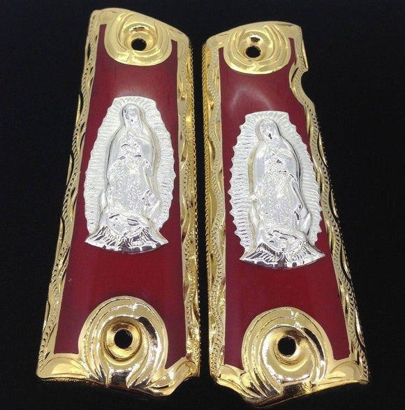 1911 • Gun Grips • Virgin Guadalupe • Virgen Guadalupe • Colt • Cachas • Springfield  • Kimber • Rock Island