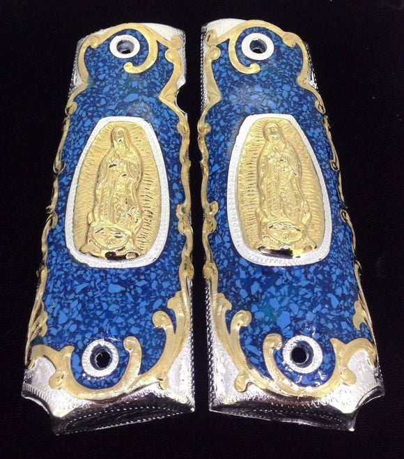 1911 • Gun Grips • Virgin Guadalupe • Virgen Guadalupe • Colt • Cachas • Springfield  • Kimber • Rock Island