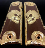 1911 • Gun Grips • Skull •  Springfield • Colt •  Super • Rock Island • Cachas • Calavera • Flames