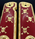1911 • Gun Grips • Skull • Bones • Poison • Toxic • Hazard • Danger • Colt • Springfield • Super 38/45 • Rock Island