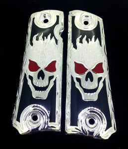 1911 • Gun Grips • Skull •  Springfield • Colt •  Super • Rock Island • Cachas • Calavera • Flames