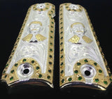 Custom personalized Malverde gun grips