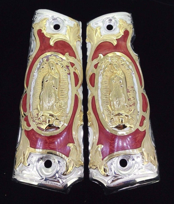 1911 • Gun Grips • Virgin Guadalupe • Virgen Guadalupe • Colt • Cachas • Springfield  • Kimber • Rock Island