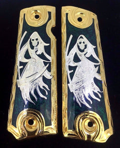 1911 • Gun Grips • Santa Muerte • Grim Reaper •  Springfield • Colt •  Super • Rock Island • Cachas •  Phantom
