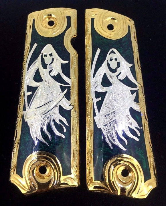 1911 • Gun Grips • Santa Muerte • Grim Reaper •  Springfield • Colt •  Super • Rock Island • Cachas •  Phantom
