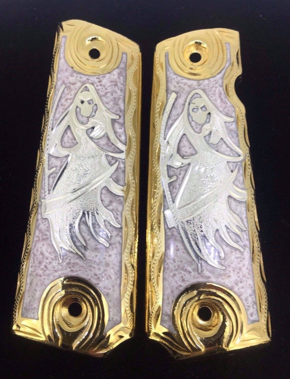 1911 • Gun Grips • Santa Muerte • Grim Reaper •  Springfield • Colt •  Super • Rock Island • Cachas •  Phantom