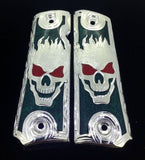 1911 • Gun Grips • Skull •  Springfield • Colt •  Super • Rock Island • Cachas • Calavera • Flames