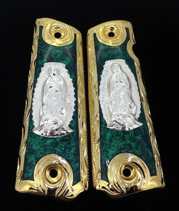 1911 • Gun Grips • Virgin Guadalupe • Virgen Guadalupe • Colt • Cachas • Springfield  • Kimber • Rock Island