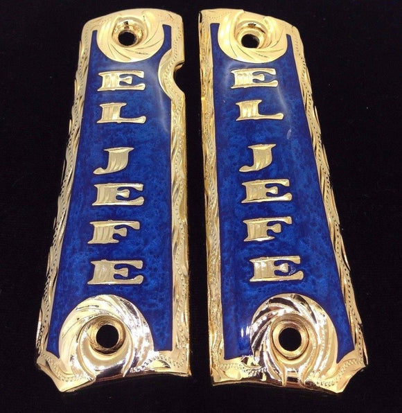 1911 • Gun Grips • El Jefe •  Springfield • Colt •  Super • Rock Island • Cachas • Boss • Jefe