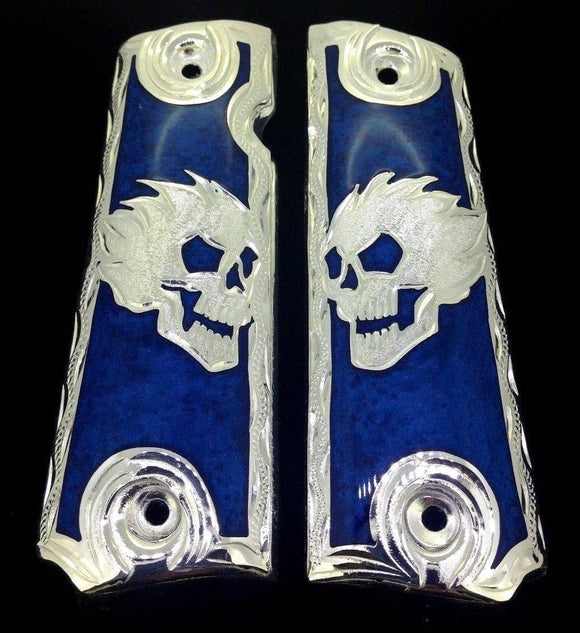 1911 • Gun Grips • Skull •  Springfield • Colt •  Super • Rock Island • Cachas • Calavera • Flames