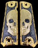 1911 • Gun Grips • Half Skull •  Springfield • Colt •  Super • Rock Island • Cachas • Calavera