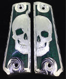 1911 • Gun Grips • Half Skull •  Springfield • Colt •  Super • Rock Island • Cachas • Calavera