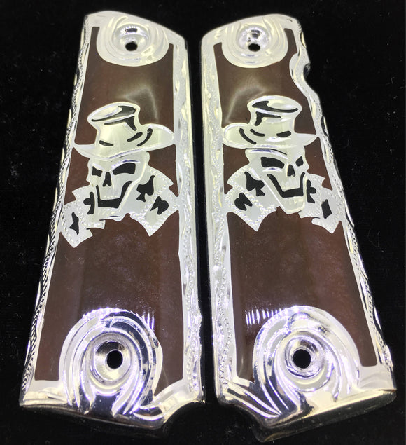 1911 • Gun Grips • Skull • Gamble •  Springfield • Colt •  Super • Rock Island • Cachas • Calavera