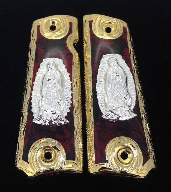 1911 • Gun Grips • Virgin Guadalupe • Virgen Guadalupe • Colt • Cachas • Springfield  • Kimber • Rock Island