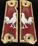 1911 • Gun Grips • Rooster •  Springfield • Colt •  Super • Rock Island • Cachas • Gallo