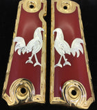 1911 • Gun Grips • Rooster •  Springfield • Colt •  Super • Rock Island • Cachas • Gallo