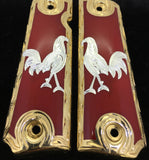1911 • Gun Grips • Rooster •  Springfield • Colt •  Super • Rock Island • Cachas • Gallo
