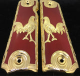 1911 • Gun Grips • Rooster •  Springfield • Colt •  Super • Rock Island • Cachas • Gallo