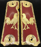 1911 • Gun Grips • Rooster •  Springfield • Colt •  Super • Rock Island • Cachas • Gallo