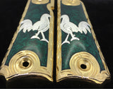 1911 • Gun Grips • Rooster •  Springfield • Colt •  Super • Rock Island • Cachas • Gallo