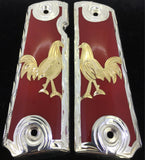 1911 • Gun Grips • Rooster •  Springfield • Colt •  Super • Rock Island • Cachas • Gallo