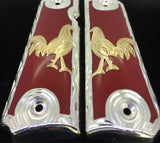 1911 • Gun Grips • Rooster •  Springfield • Colt •  Super • Rock Island • Cachas • Gallo