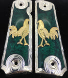 1911 • Gun Grips • Rooster •  Springfield • Colt •  Super • Rock Island • Cachas • Gallo