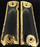 1911 • Gun Grips • Black Resin •  Springfield • Colt •  Super • Rock Island • Cachas