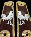 1911 • Gun Grips • Rooster •  Springfield • Colt •  Super • Rock Island • Cachas • Gallo