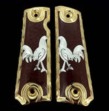 1911 • Gun Grips • Rooster •  Springfield • Colt •  Super • Rock Island • Cachas • Gallo