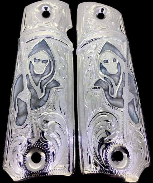 1911 • Gun Grips • Santa Muerte • Anarchy • Grim Reaper •  Springfield • Colt •  Super • Rock Island • Cachas