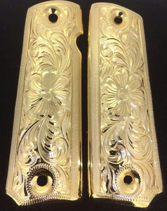1911 • Gun Grips • Engraved • Springfield • Colt •  Super • Rock Island • Cachas