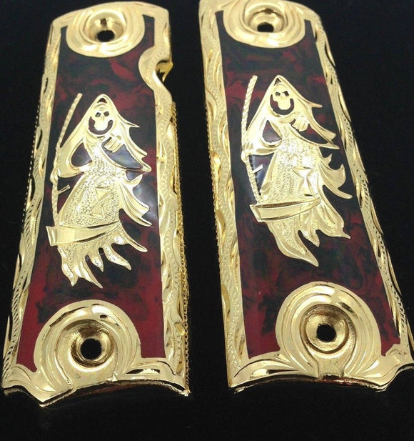 1911 • Gun Grips • Santa Muerte • Grim Reaper •  Springfield • Colt •  Super • Rock Island • Cachas •  Phantom