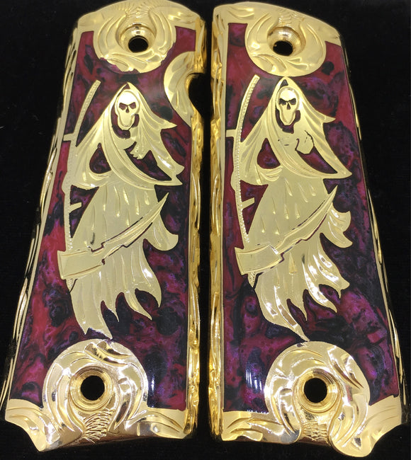 1911 • Gun Grips • Santa Muerte • Grim Reaper •  Springfield • Colt •  Super • Rock Island • Cachas •  Phantom