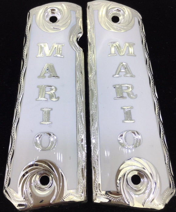1911 • Gun Grips • Personalized • Mario •  Springfield • Colt •  Super • Rock Island • Cachas